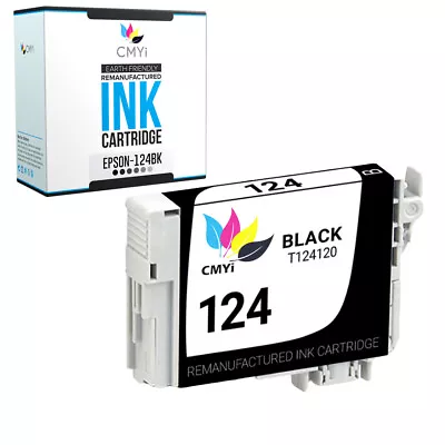 Replacement For Epson T124 124 Black Ink Cartridge Fits Stylus Workforce 320 323 • $9.89