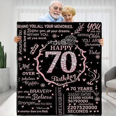 70th Birthday Gifts For Women - Happy 70th Birthday Gift Ideas - 70 Year Old ... • £71.31