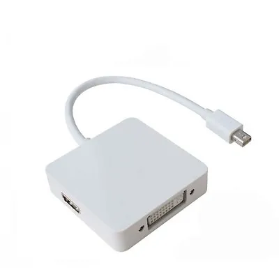3in1 Thunderbolt Mini DP Display Port To HDMI DVI VGA Adapter Cable For Mac Air • $6.99