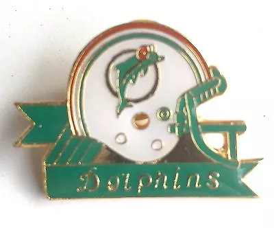 Miami Dolphins Metal Helmet Pin Vintage 1988 Peter David NFL Licensed Item • $10.99