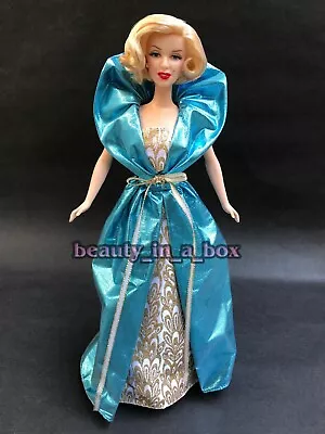 Marilyn Monroe Doll Turquoise Gown For Red Carpet Celebrity Redress Loose • $71.99