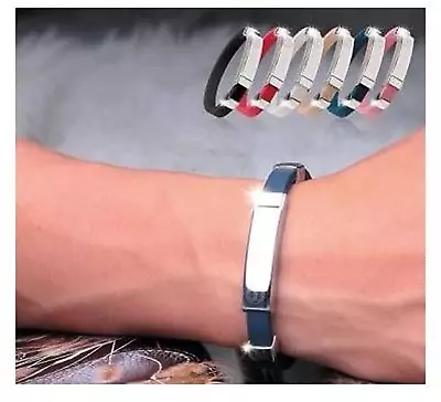 £5.99 • Buy Bracelet Sport Twin & Slim- Magnetic Silicone Wristband Therapy Recovery