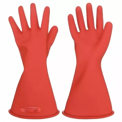 Ansell Marigold Red Electrical Gloves; 0 Class Size 11 CLASS 0 R 14 #52EP47 • $29.99