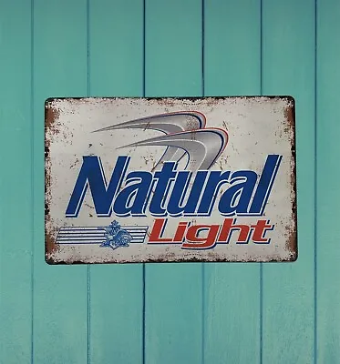 Natural Light Beer Vintage Style Tin Bar Sign Poster Man Cave Collectible New • $9.99