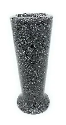 Optimum Memorial Slim Cemetery Flower Vase Black Granite Monzonite Plastic • $49.99