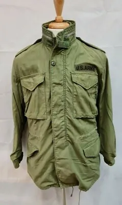 £74.95 • Buy Genuine 1968 US Army Issue Olive Green 107 Alpha M65 Combat Jacket Small Long #3