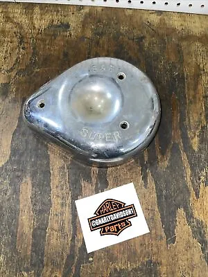 Harley Ironhead Chrome S&S Super Teardrop Air Cleaner Cover  924 • $50