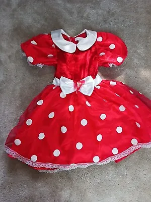 Disney Store Minnie Mouse Fancy Dress Costume Age 7-8 Years.  • £9.99
