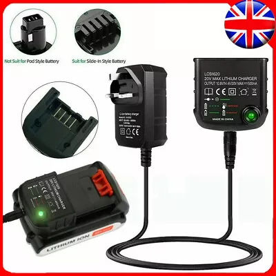£14.99 • Buy Battery Charger Lithium-Ion Replace For Black And Decker LBXR20 14.4V 18V /20V *