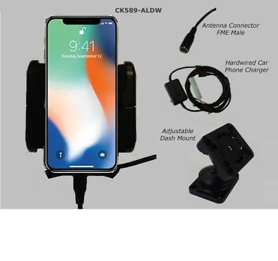 IPhone X XS XR 11 12 13 14 Car Cradle + Antenna Connection-Smoothtalker Car Kit • £104.74