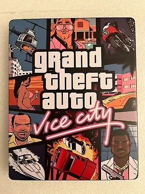 Grand Theft Auto Vice City Custom-Made G2 Steelbook Case PSC/PS/XBOX (NO GAME) • $36.30