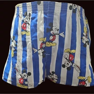 Hanes Mickey Mouse “It’s A Boxer” Vintage Men’s Boxer M 34-36 Walt Disney Co • $25