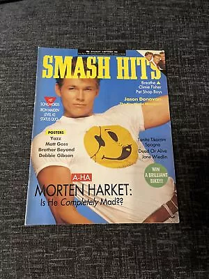 £12.99 • Buy Smash Hits Magazine 24 Aug 1988 Jason Donovan Bros Donny Osmond A-HA Tikaram