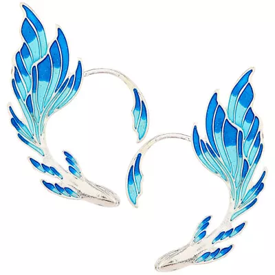 2 Pcs Avatar The Way Of Water Avatar Tail Ear Cuff Blue Ear Clip Role Play D A • £6.49