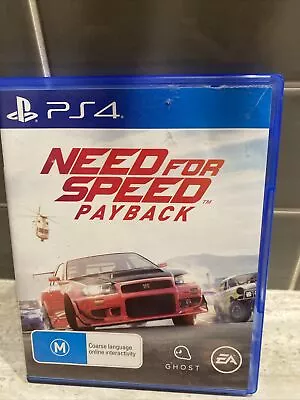 Need For Speed Payback - PS4 Playstation 4 Tested & Working • $24.99