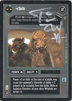 Star Wars CCG - Tim Dry (J'Keel) - Autograph / Signed Card - Unlimited • £50.59