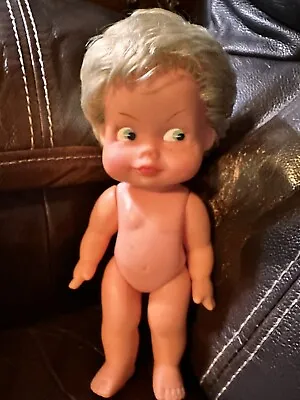 Vintage Rubber  Doll  8'' Signed 20/69 E.S. • $8