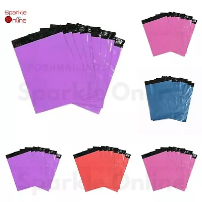£0.99 • Buy Mailing Bags Postal Sacks Envelopes Mail Post Bag Blue Pink & Purple