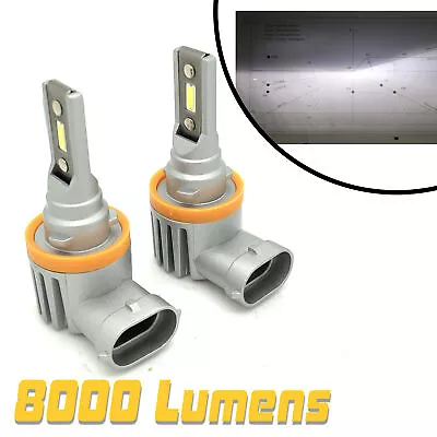 £30.25 • Buy H11 V12 CSP LED Fog Light Bulbs Kit 8000lm Perfect Beam For Jaguar