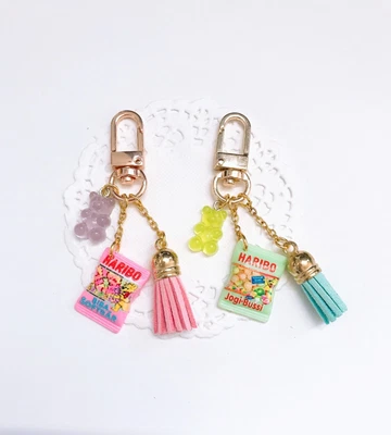 £8.70 • Buy Gummy Bears Key Ring,Earphone Case Keychain,Bear Keychains