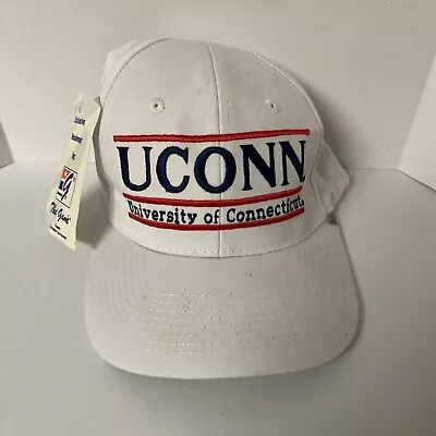 NWT Vintage 1995 UCONN University Of Connecticut Huskies Snapback Hat The Game • $69.99