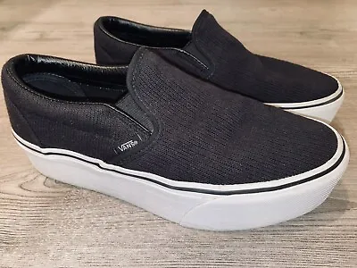 Vans UA Classic Slip-On Stackform Black UK 7 • £15.99