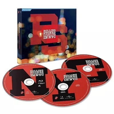 The Rolling Stones Licked Live In NYC 3 Disc New CD + Blu-ray • $54.99