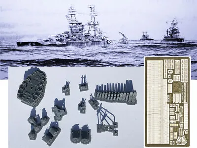 Toms Modelworks 1/700 USS Nevada 1941 Complete Resin Kit W/PE • $123.90