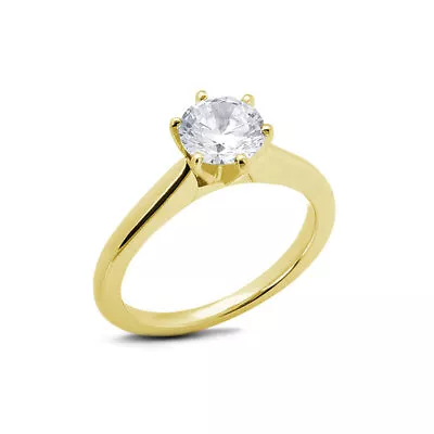 2.53ct D SI2 Round Natural Certified Diamond 14K Gold Solitaire Engagement Ring • $6867