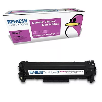 Refresh Cartridges Magenta 718M Toner Compatible With Canon Printers • £18.97