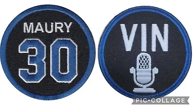 (2) Maury Wills / Vin Scully Memorial Jersey Patch - Los Angeles Dodgers • $13.99
