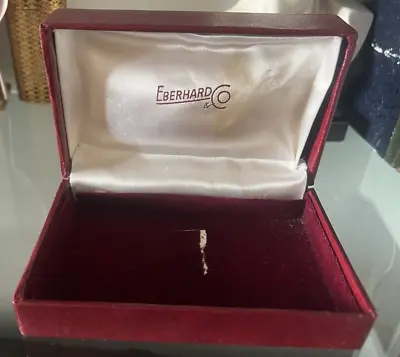 £93.04 • Buy EBERHARD Watch Box Skin Original Vintage Internal Velvet Silk