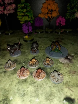 $10 • Buy Dungeons And Dragons Painted Miniatures Rat Pack And Familiars