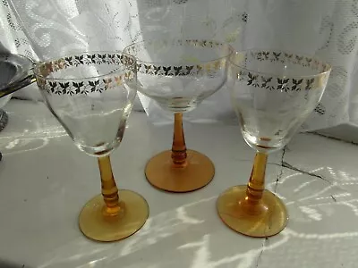 Vintage Champagne Cocktail Glass Sherry Glasses • £10