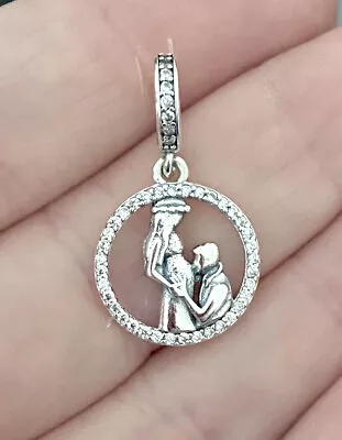 Pregnancy Charm 925 Sterling Silver Pregnant Mum To Be Pendant Charm Baby Gift • £17.99