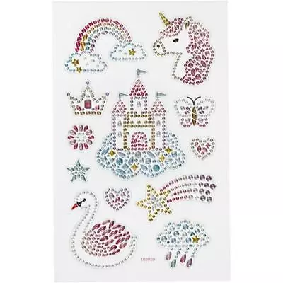 £2.95 • Buy Sparkly Unicorn Gem Craft Stickers