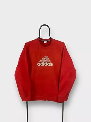 Men's Adidas Vintage Big Center Logo Sweatshirt 90s 00s Crewneck Long Sleeve Y2k • $65.75