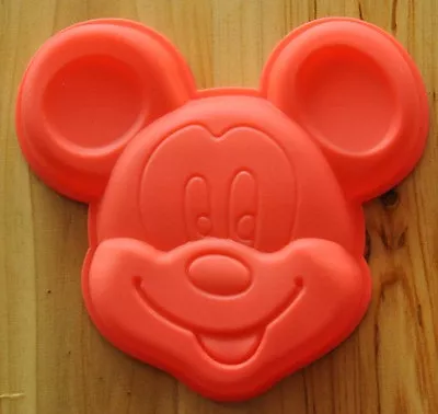  2pcs Mickey Mouse Cake Mold Flexible Silicone Cookie Mold Chocolate Mould • $8.49