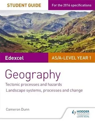 Edexcel AS/A-level Geography Student Guide 1: Tectonic Proce... By Dunn Cameron • £3.49