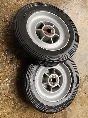 Lawnflite Kaaz Kubota Cobra Shanks Asuka Front Wheels Pair Two Lawnmower • £25