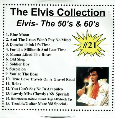 Elvis Presley Karaoke CDG 50 & 60s '68 Comeback Trouble Guitar Man & MORE!  15Sg • $12.99