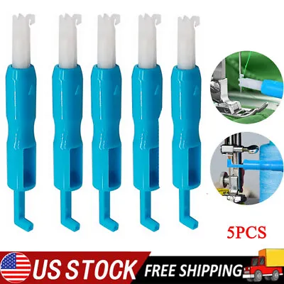 5PCS Elderly Use Automatic Easy Sewing Needle Device Threader Thread Guide Tool • $9.99