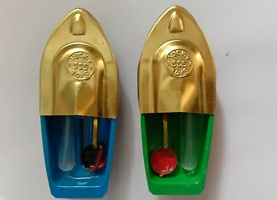 Original Authentic Indian Putt Putt Boat Steam Operated Tin Toy Set Of 2 Pcs • $8.99