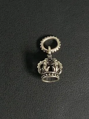 Genuine Pandora Bracelet Charm - Silver Regal Crown Charm S925 ALE • £14.99
