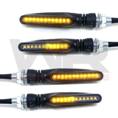 LED Sequential Indicators Set For Kawasaki Z650 Z750 Z900 ZR900 • £19.99