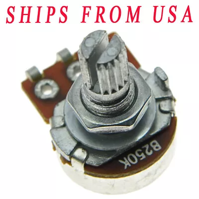 10pcs Linear B250K Electric Guitar Mini Pots Short Split Shaft Potentiometer • $4.69