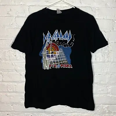 VTG 80s Def Leppard Pyromania Shirt Size XL Tour Concert 1980s Single Stitch • $80