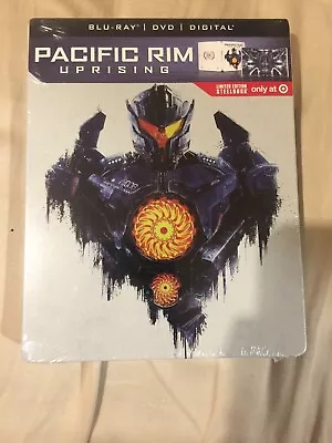 Pacific Rim Uprising SteelBook + Bluray + DVD+ DIGITAL Target Exclusive HTF • $32.70