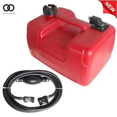 $65 • Buy Portable Boat Fuel Tank Marine Outboard Motor Fuel Tank W/Connector 12L 3 Gallon
