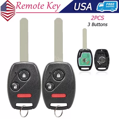 2 For 2005 2006 2007 2008 Honda Pilot Keyless Entry Remote Key Fob 35111-S9V-325 • $17.49